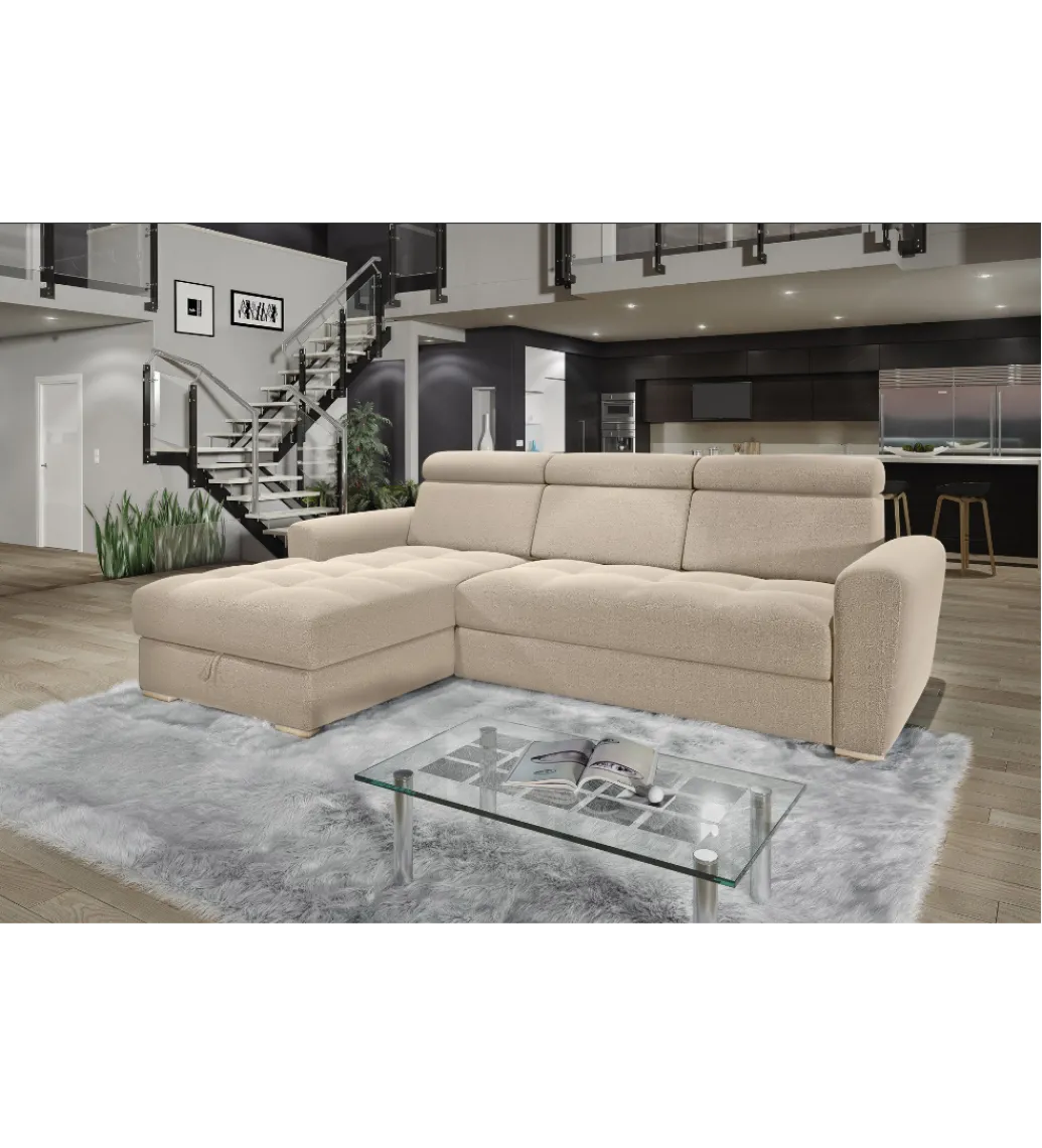 Narożnik rozkładany VIVA Riva 270 cm z funkcją spania*Comforteo Discount