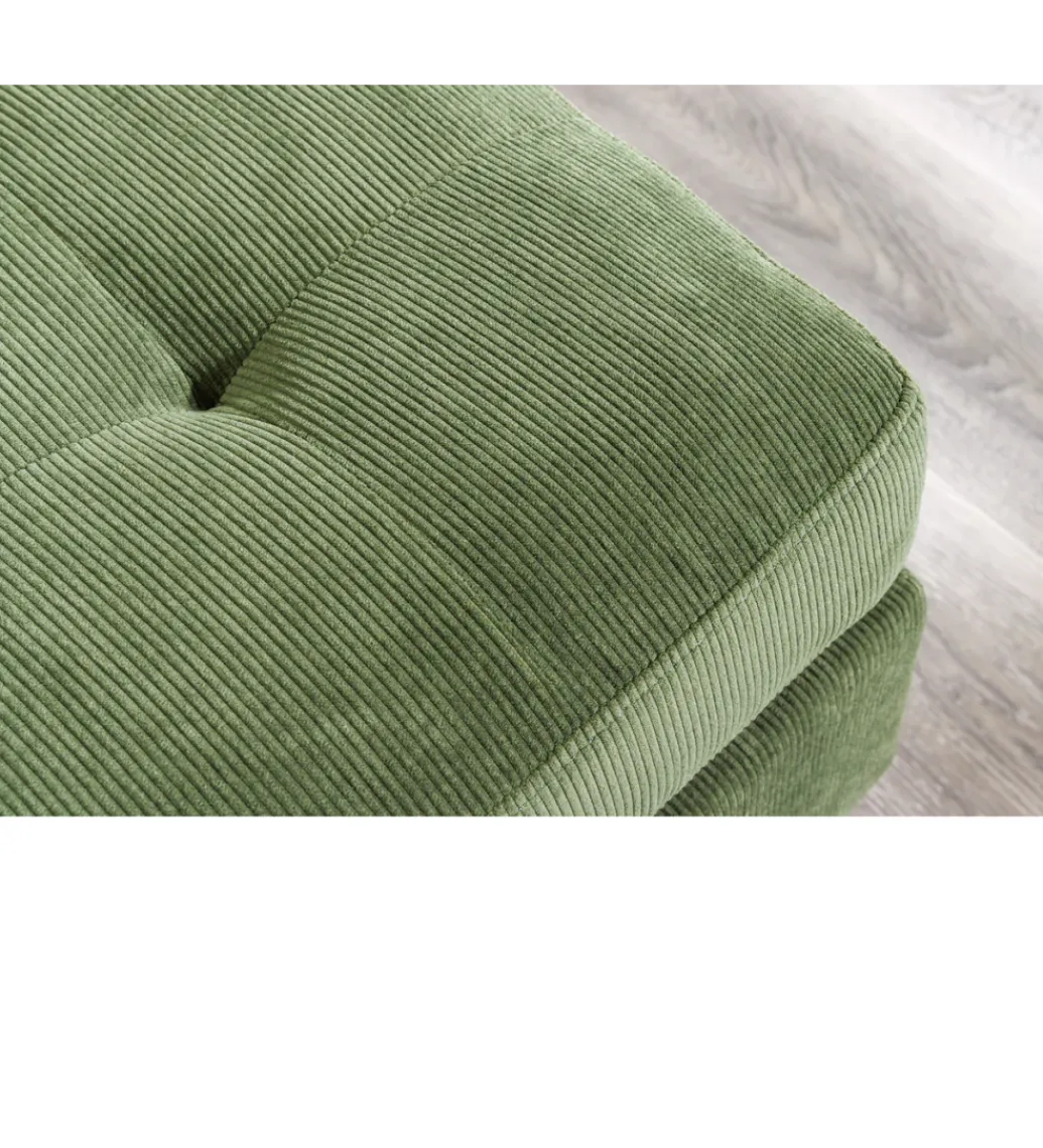 Narożnik STOCKHOLM 220 cm 3-osobowy zielony*Invicta Interior New