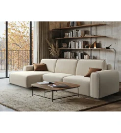 Narożnik TUZZI 353 x 162 cm z funkcją spania prawostronny*Comforteo Outlet