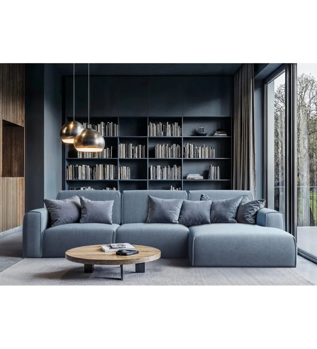 Narożnik TUZZI 353 x 162 cm z funkcją spania prawostronny*Comforteo Outlet