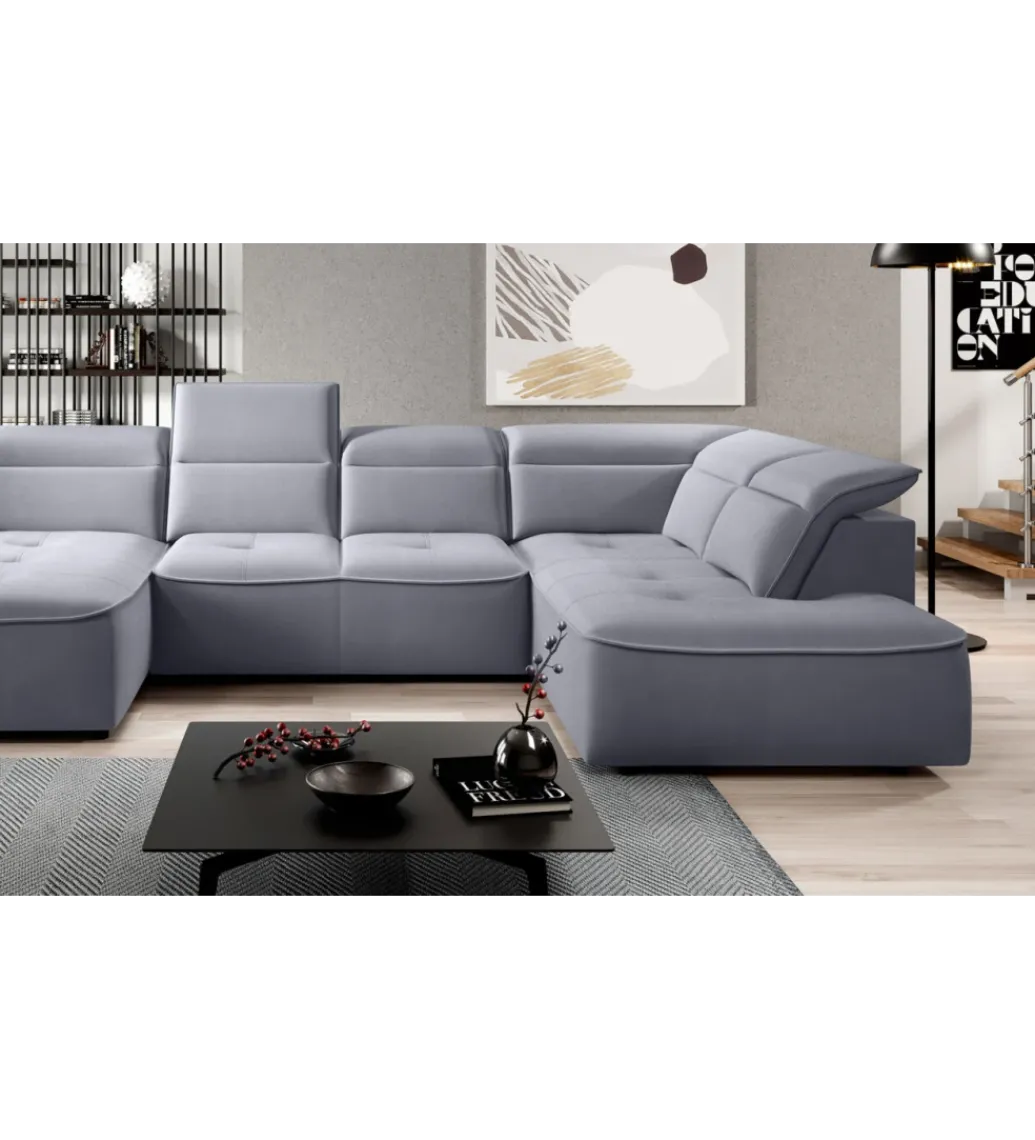 Narożnik z funkcją spania PRESTON Murillo XL 350 cm z elektrycznie wysuwanym siedziskiem*Wersal Outlet
