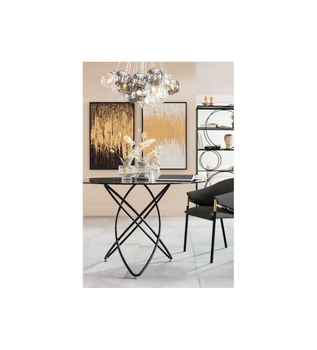 Obraz Abstract 80 cm x 120 cm złoto biały*KDesign Online