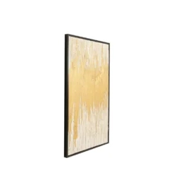 Obraz Abstract 80 cm x 120 cm złoto biały*KDesign Online