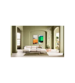 Obraz Abstract Shapes 73 cm x 143 cm zielony*KDesign New