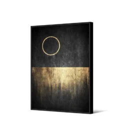 Obraz ABSTRAN 102 x 142 cm czarno złoty*Zona-Design New