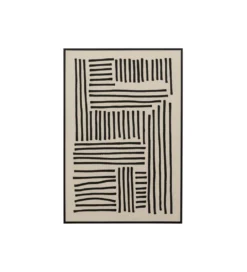 Obraz Artistic Line 110 x 70 cm biało czarny*KDesign Clearance
