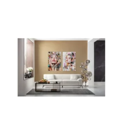 Obraz ARTSY PORTRAIT FRONT 80 x 120 cm szklany*KDesign