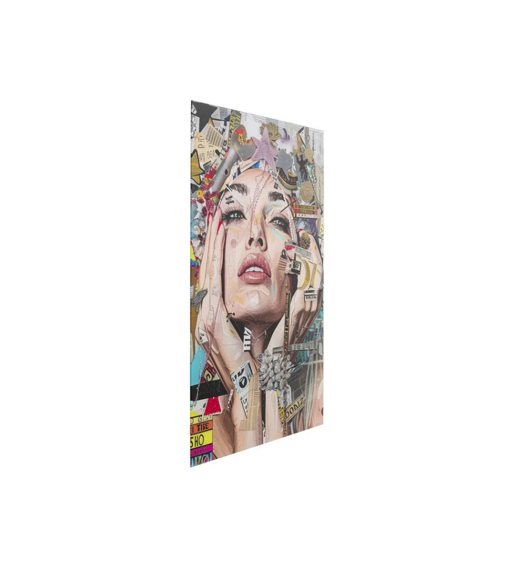 Obraz ARTSY PORTRAIT FRONT 80 x 120 cm szklany*KDesign