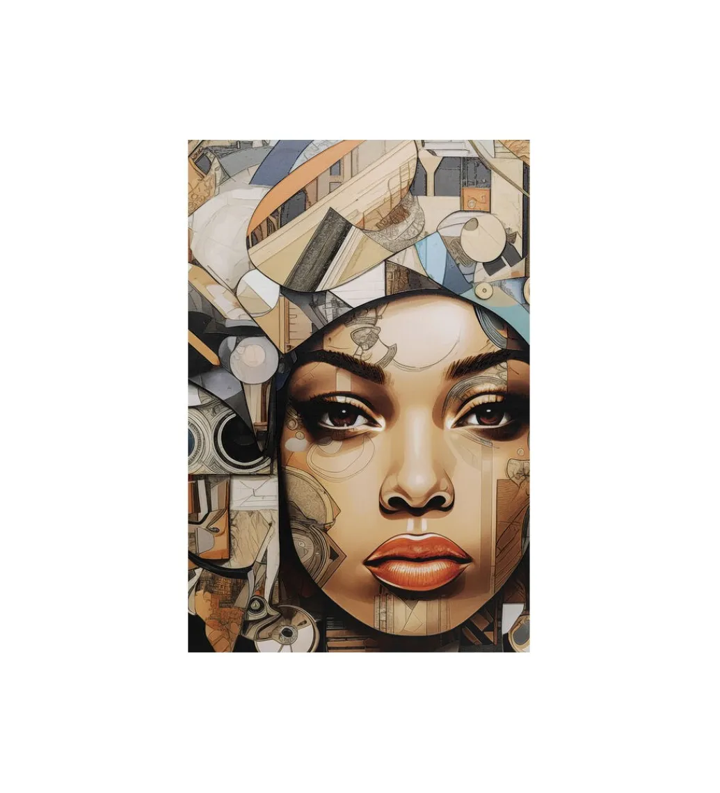 Obraz 3D GEO WOMEN 120 x 120 cm szklany*KDesign New