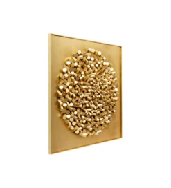 Obraz 3D MIKADO 120 x 120 cm złoty*KDesign Hot