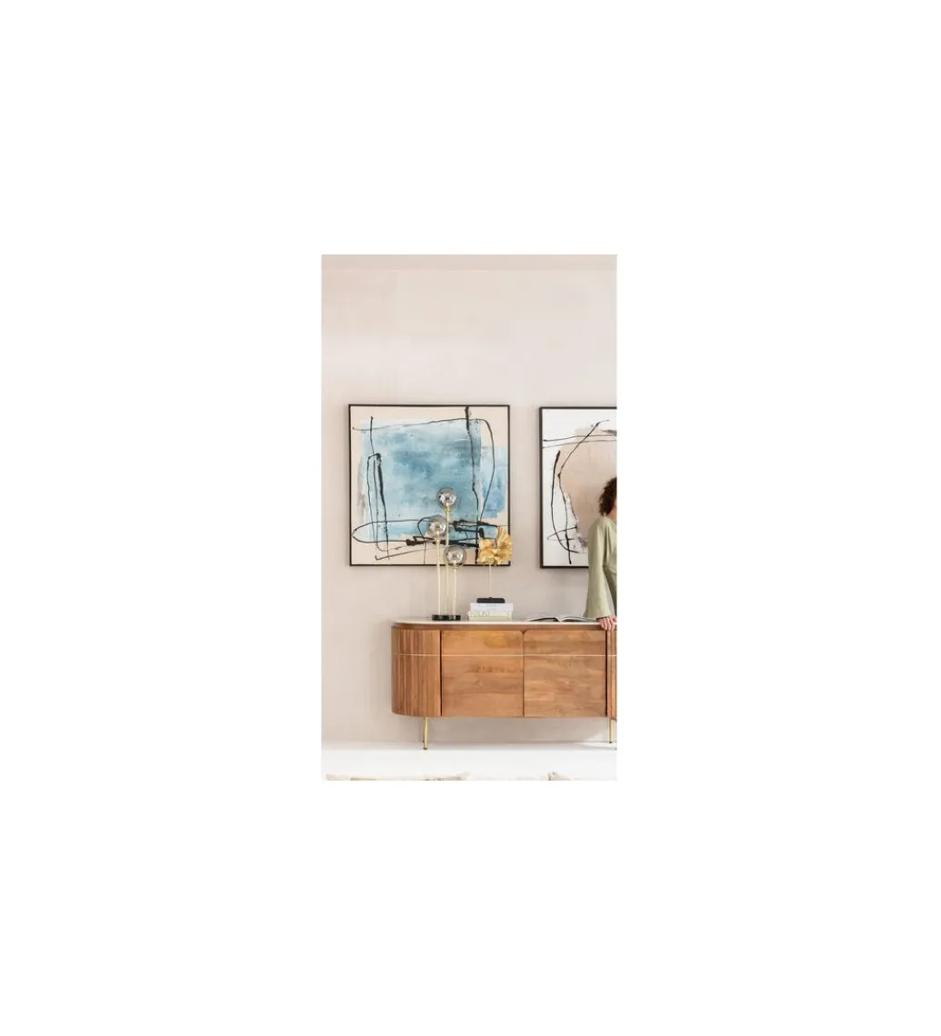 Obraz Dust Blue 100 cm x 100 cm*KDesign Sale