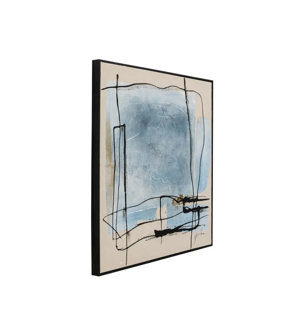 Obraz Dust Blue 100 cm x 100 cm*KDesign Sale