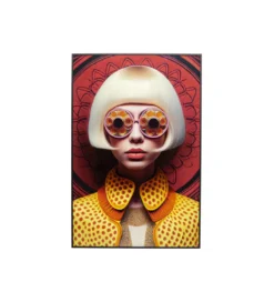 Obraz FANCY BLONDE LADY LED 120 x 80 cm*KDesign Online