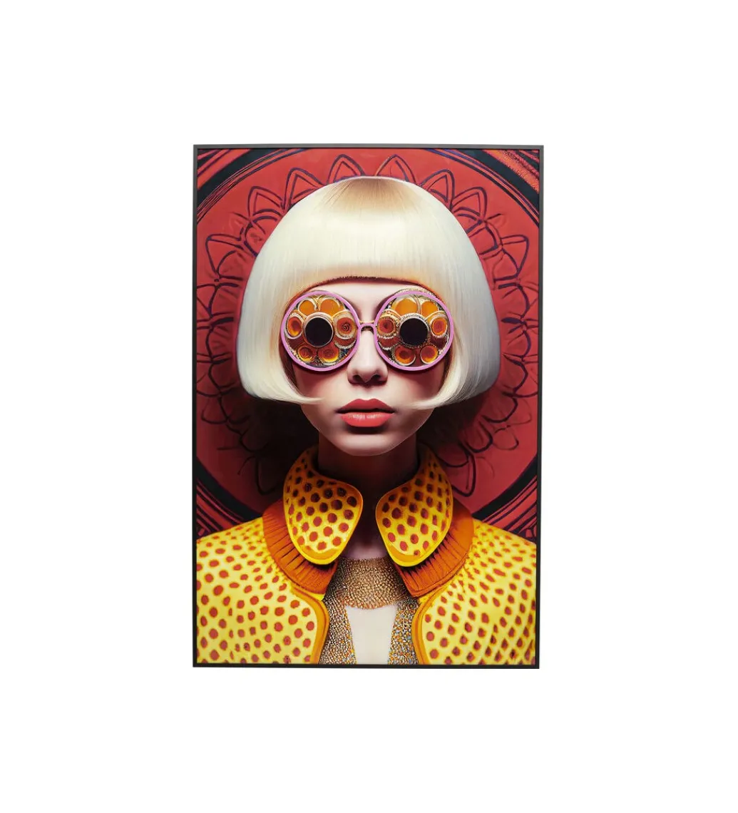 Obraz FANCY BLONDE LADY LED 120 x 80 cm*KDesign Online