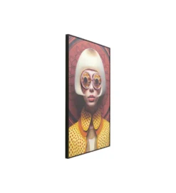 Obraz FANCY BLONDE LADY LED 75 x 55 cm*KDesign Sale