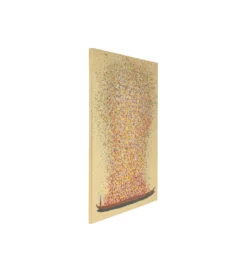 Obraz FLOWER BOAT GOLD PINK 40 x 50 cm*KDesign Best