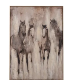 Obraz HORSE 142 x 102 cm beżowy*J-Line Online