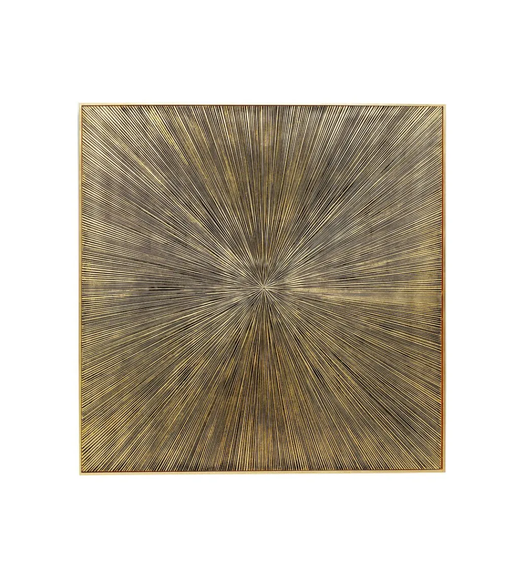 Obraz ILLUMINO 120 x 120 cm złoty*KDesign Hot