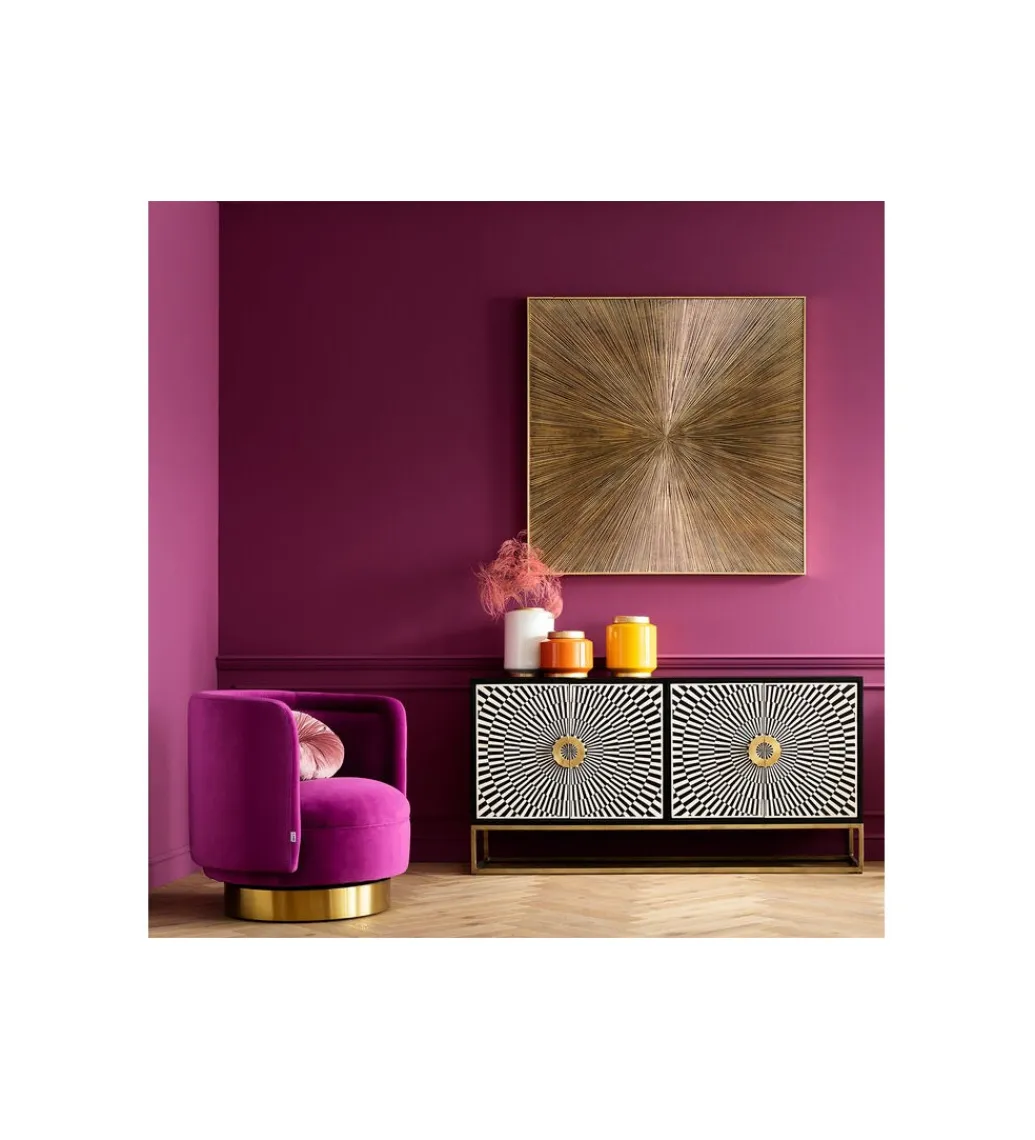 Obraz ILLUMINO 120 x 120 cm złoty*KDesign Hot