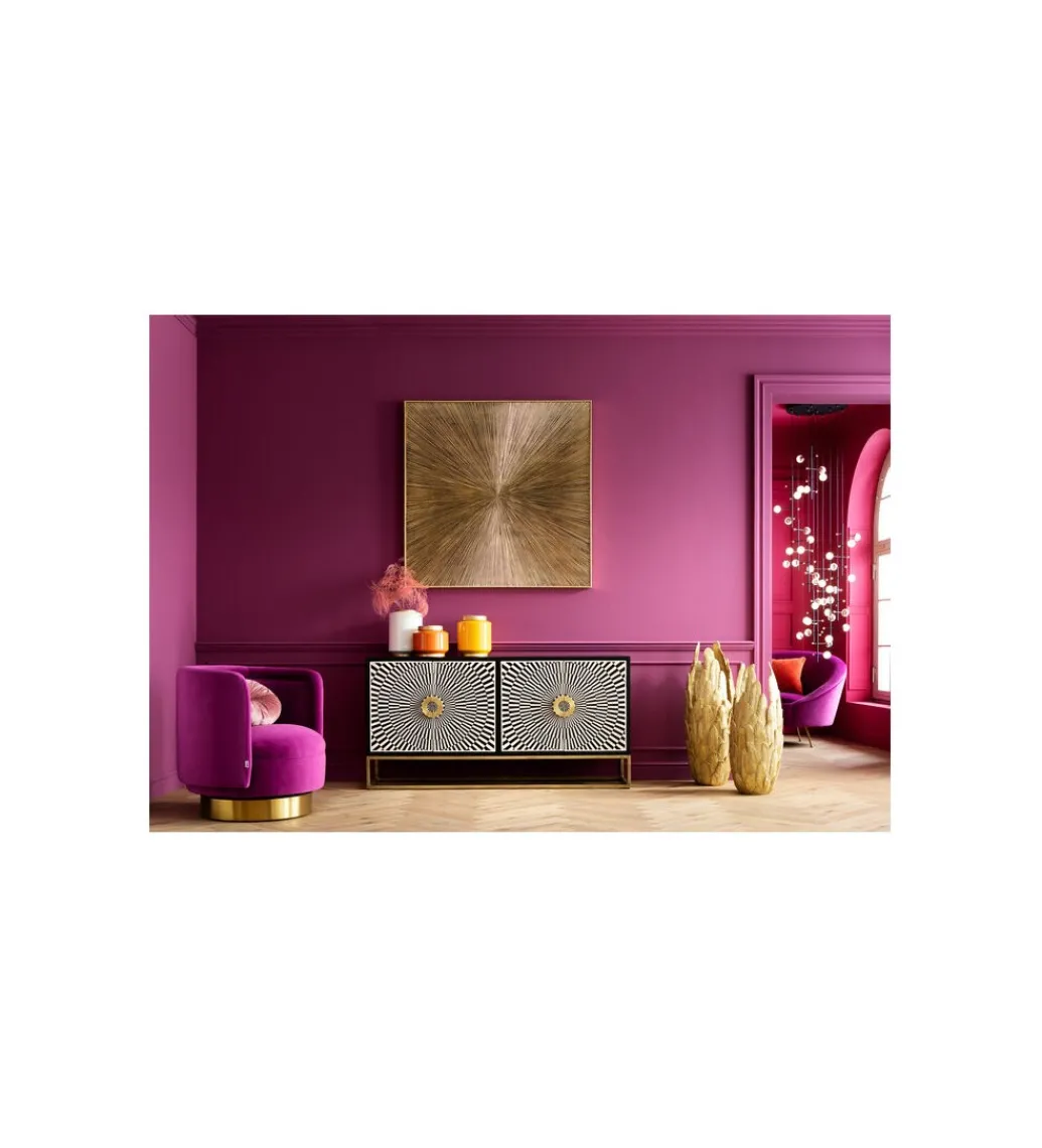 Obraz ILLUMINO 120 x 120 cm złoty*KDesign Hot