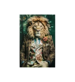 Obraz MISTER LION 150 x 100 cm szklany*KDesign Outlet