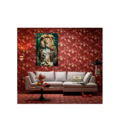 Obraz MISTER LION 150 x 100 cm szklany*KDesign Outlet