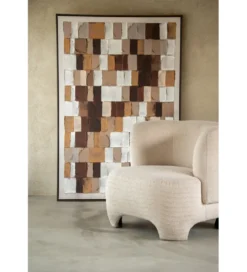 Obraz MOSAIC 152 x 102 cm brązowy*J-Line Outlet