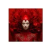 Obraz MUSE RED 120 x 120 cm szklany*KDesign