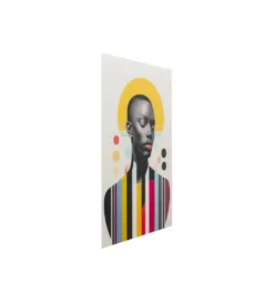 Obraz MUSE RETRO LADY 80 x 120 cm żółty*KDesign