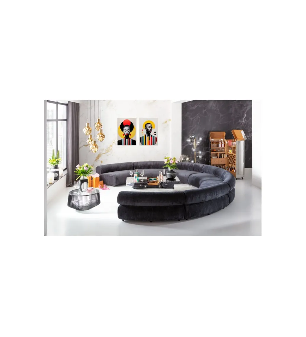 Obraz MUSE RETRO LADY 80 x 120 cm żółty*KDesign