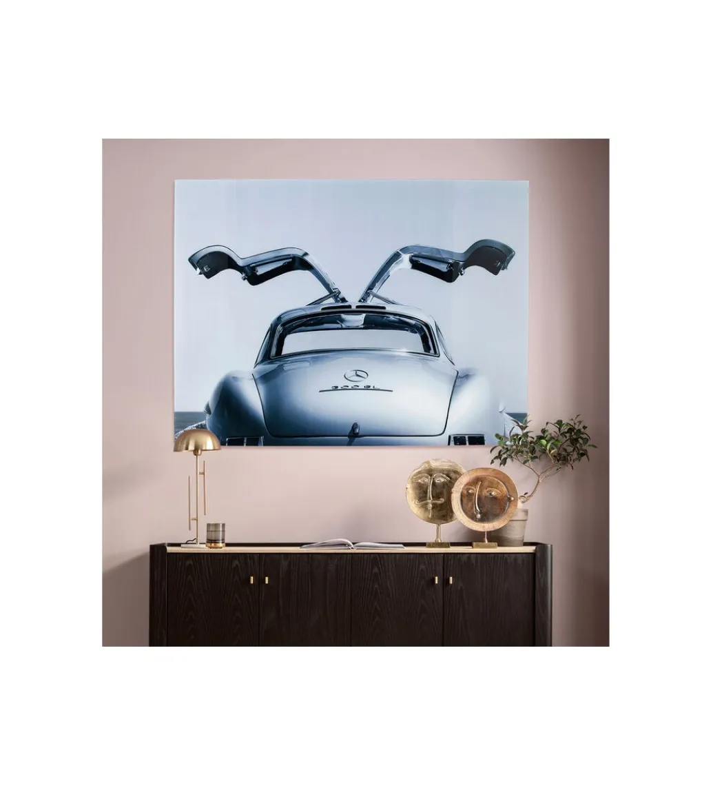Obraz OLDRIMER BACK 160 x 120 cm srebrny*KDesign Discount