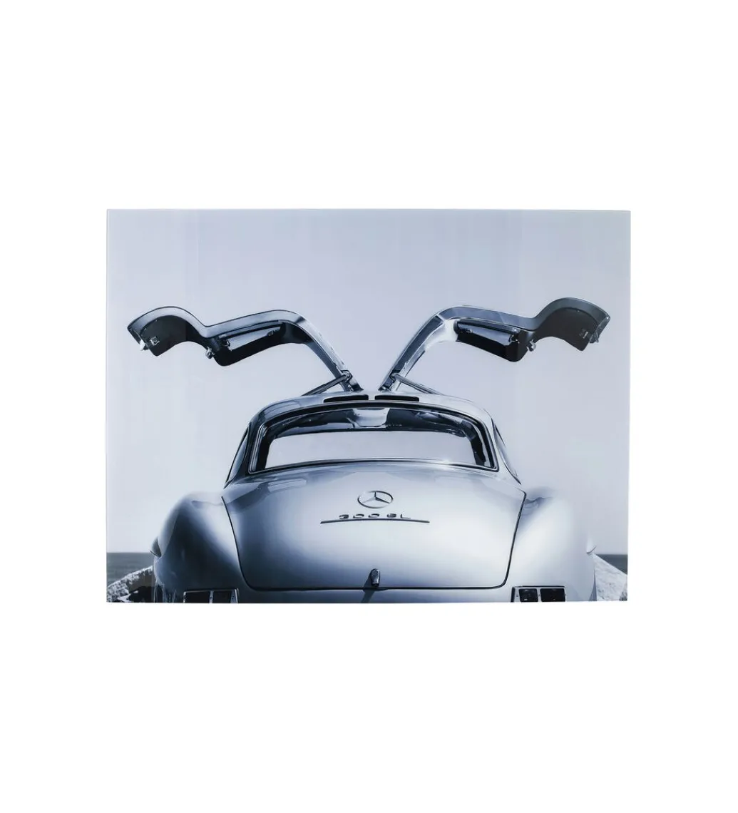 Obraz OLDRIMER BACK 160 x 120 cm srebrny*KDesign Discount