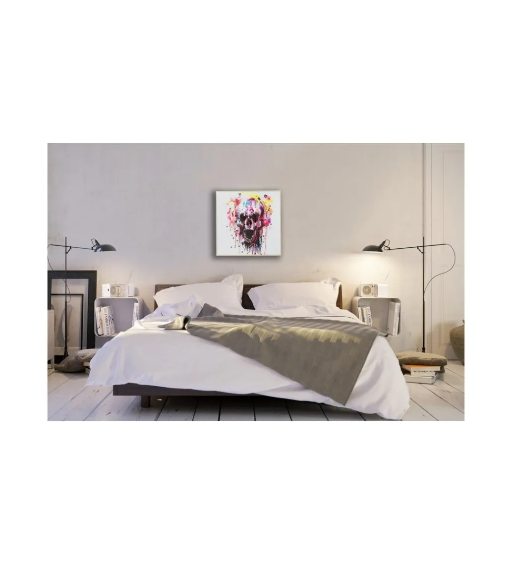Obraz olejny Czaszka 50 cm x 50 cm*Invicta Interior Discount