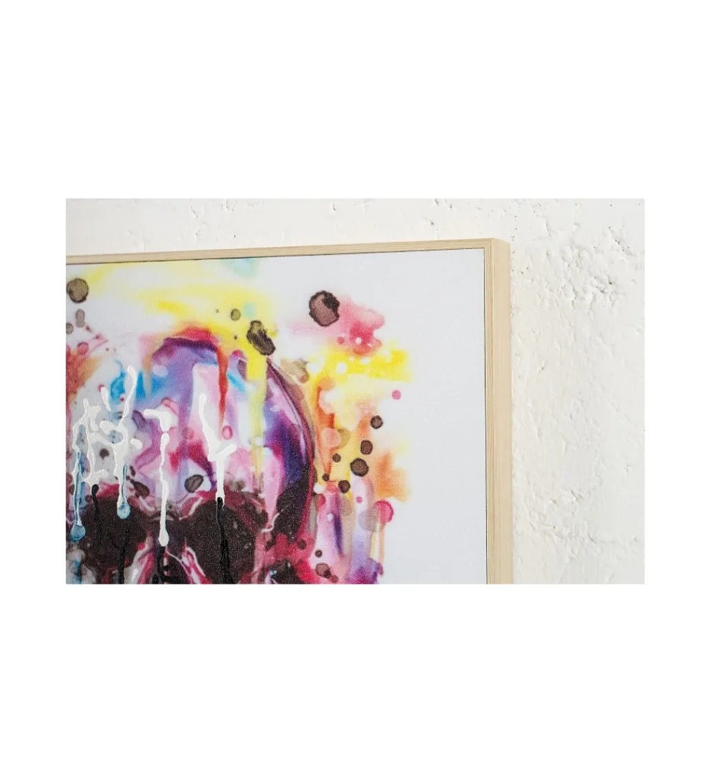 Obraz olejny Czaszka 50 cm x 50 cm*Invicta Interior Discount