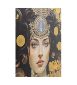Obraz OMNIGIR 120 cm x 120 cm szłoto czarny*KDesign