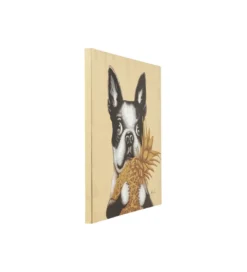Obraz PIES Z ANANASEM 80 x 80 cm*KDesign Discount