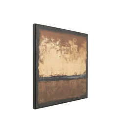 Obraz Silence Brown 120 cm x 120 cm*KDesign Clearance