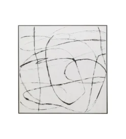 Obraz SKERCH 120 x 120 cm biały*KDesign Clearance