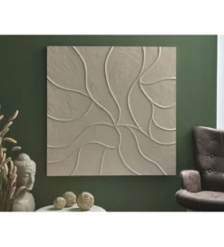 Obraz TOPO LINEAS 120 x 120 cm szary*Imeri Online