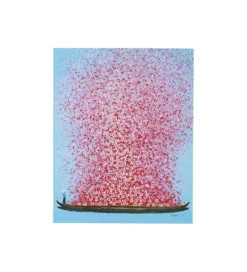 Obraz Touched Flower Boat 80 cm x 100 cm różowy*KDesign Sale