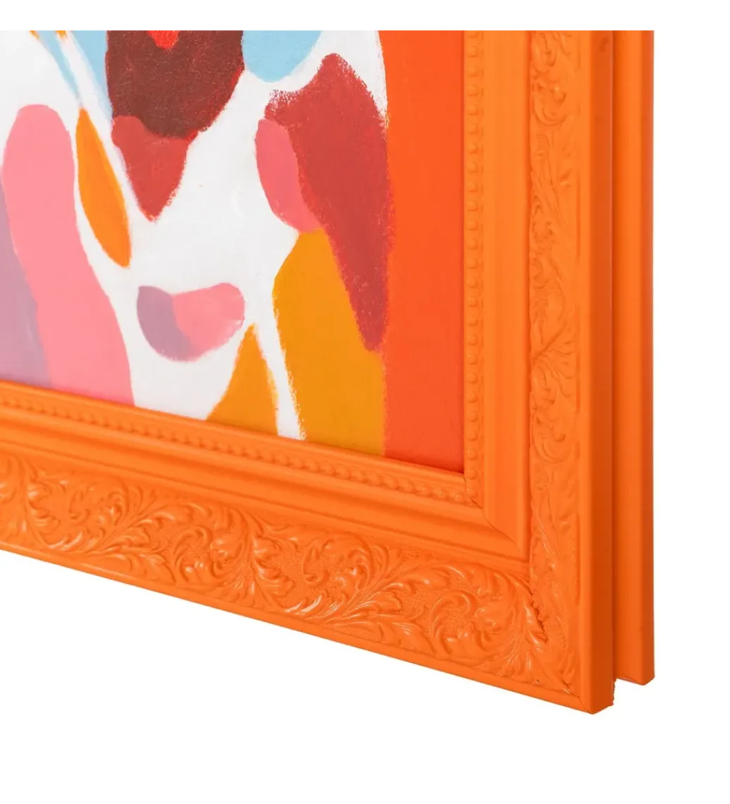 Obraz WOMAN 100 x 130 cm pomarańczowy*Zona-Design