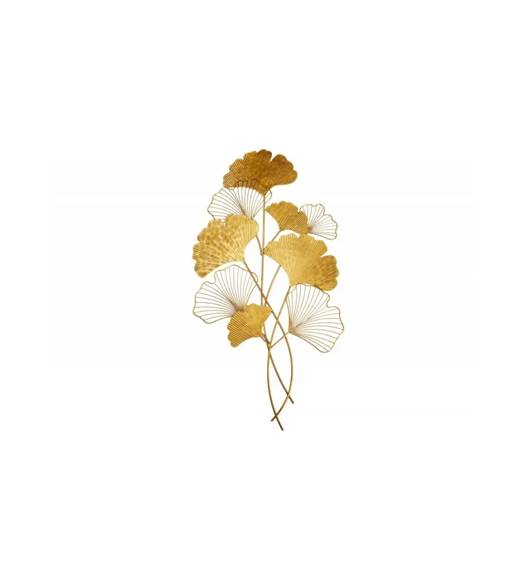 Ozdoba ścienna GINKGO 58 cm złota*Invicta Interior Best
