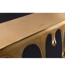 Ozdoba ścienna LIQUID LINE 60 cm antyczne złoto*Invicta Interior - przedsprzedaż