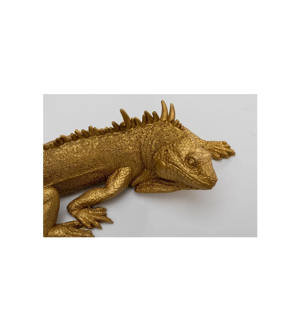 Ozdoba ścienna LIZARD 31 x 11 cm złota*KDesign