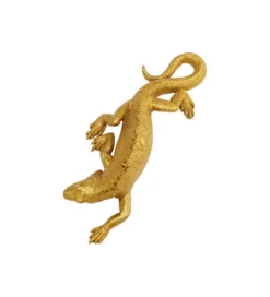 Ozdoba ścienna LIZARD 31 x 11 cm złota*KDesign