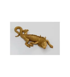 Ozdoba ścienna LIZARD 31 x 11 cm złota*KDesign