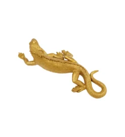 Ozdoba ścienna LIZARD 31 x 11 cm złota*KDesign
