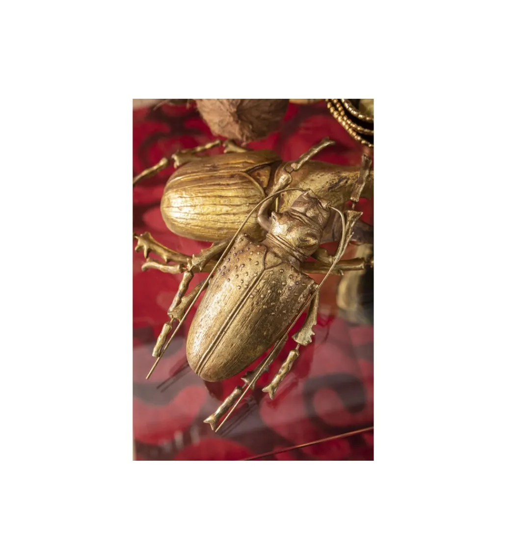 Ozdoba ścienna LONGICORN BEETLE złota*KDesign Online
