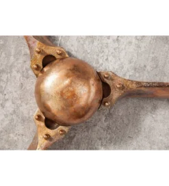 Ozdoba Ścienna Mystic Screw III 90 Cm Miedziana*Invicta Interior Sale