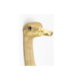 Ozdoba ścienna OSTRICH 18 x 71 cm złota*KDesign Hot